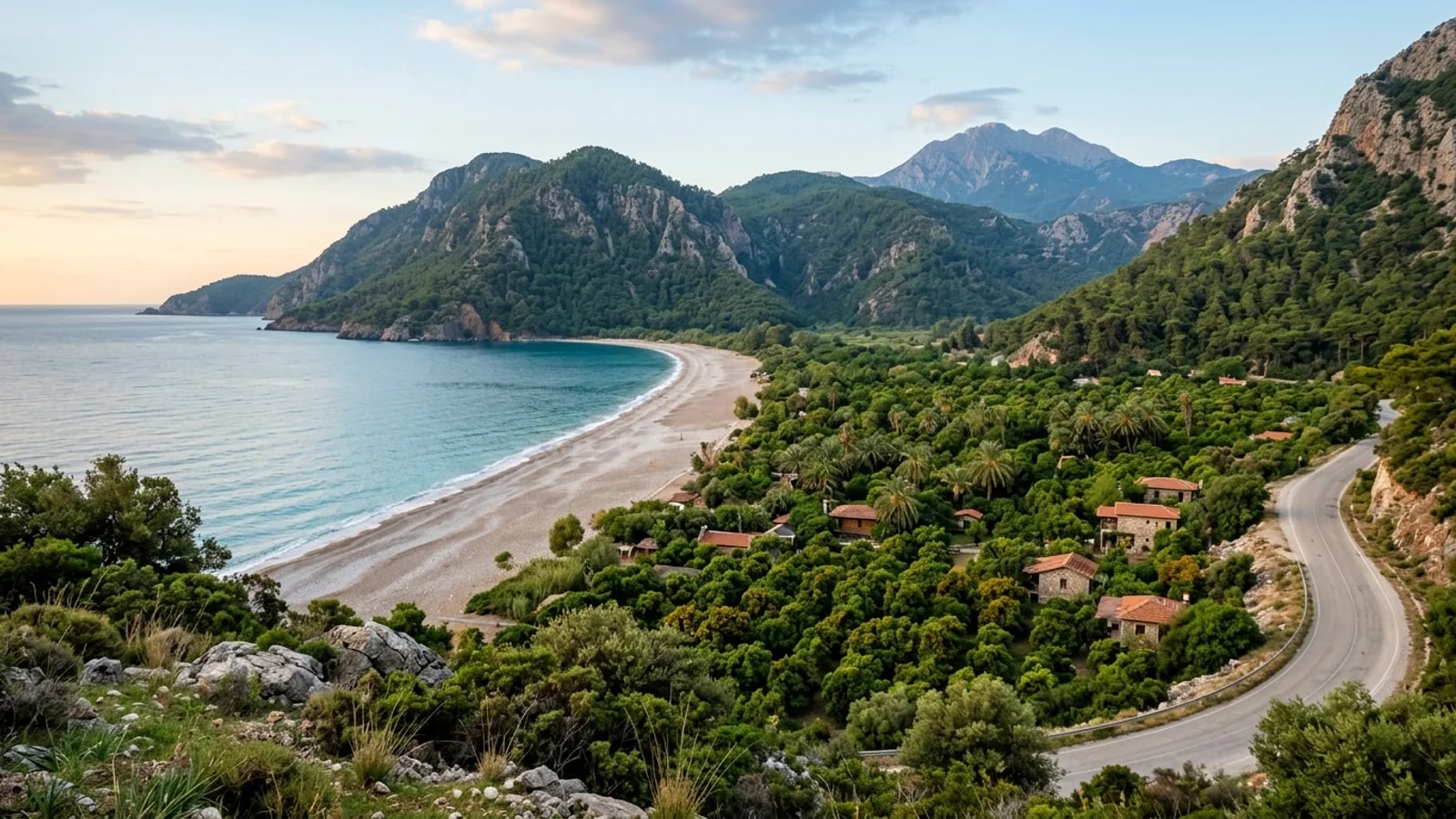 Transfer nach Çıralı ab Flughafen Antalya – Kemer Taxi Transfer Ein Kemer Taxi Transfer bringt Sie zum langen Kieselstrand von Çıralı, der von bewaldeten Bergrücken und grünen Tälern umgeben ist.